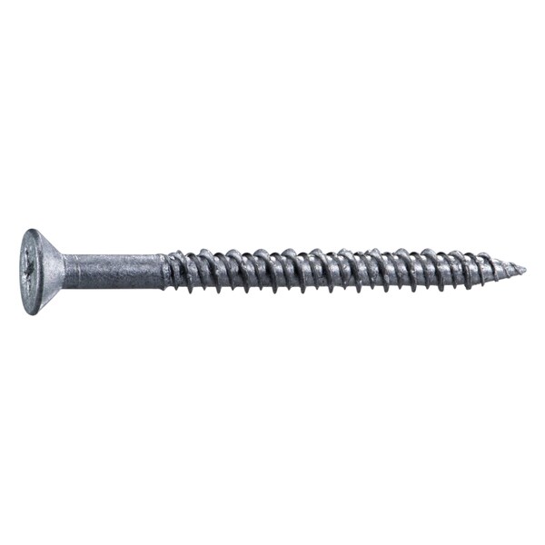 Midwest Fastener Masonry Screw, 3/16" Dia., Flat, 2 1/4 in L, 410 Stainless Steel 50 PK 54467 - main